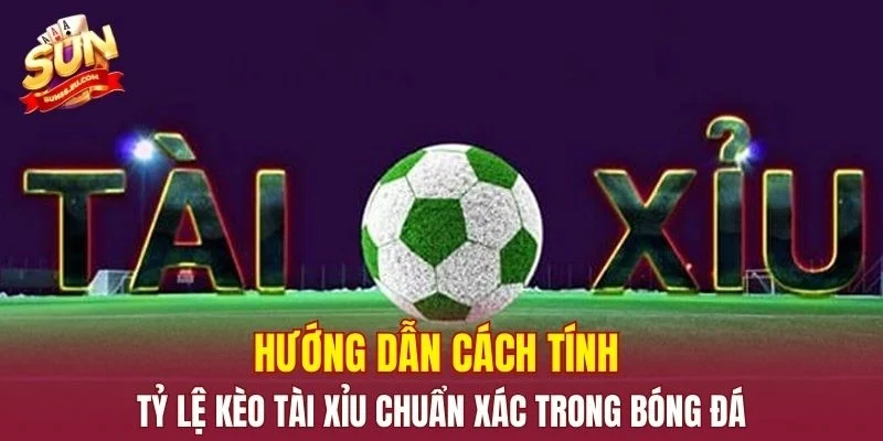 Hướng dẫn cách tính tỷ lệ kèo tài xỉu chuẩn xác trong bóng đá